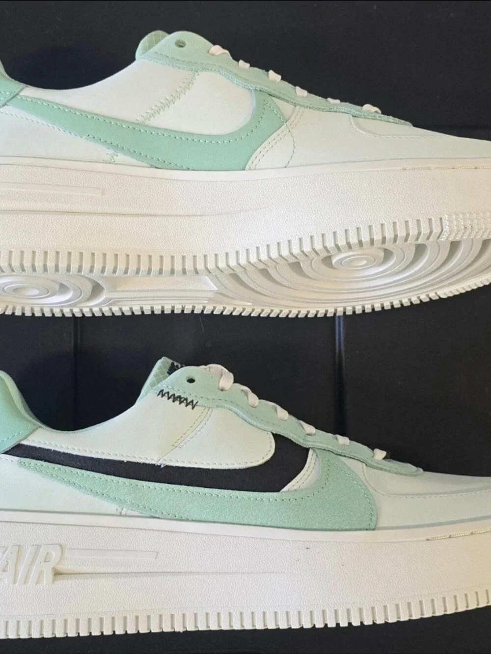 Nike Air Force 1 AF1 Platform Womens Size 11.5 Shoes DX3730 300 Barely Enamel